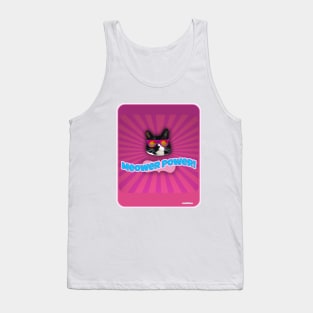 Meower Power Epic Cat Design Tank Top